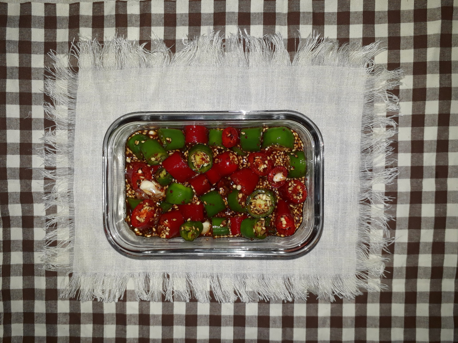 Spicy & Sweet Pickled Peppers