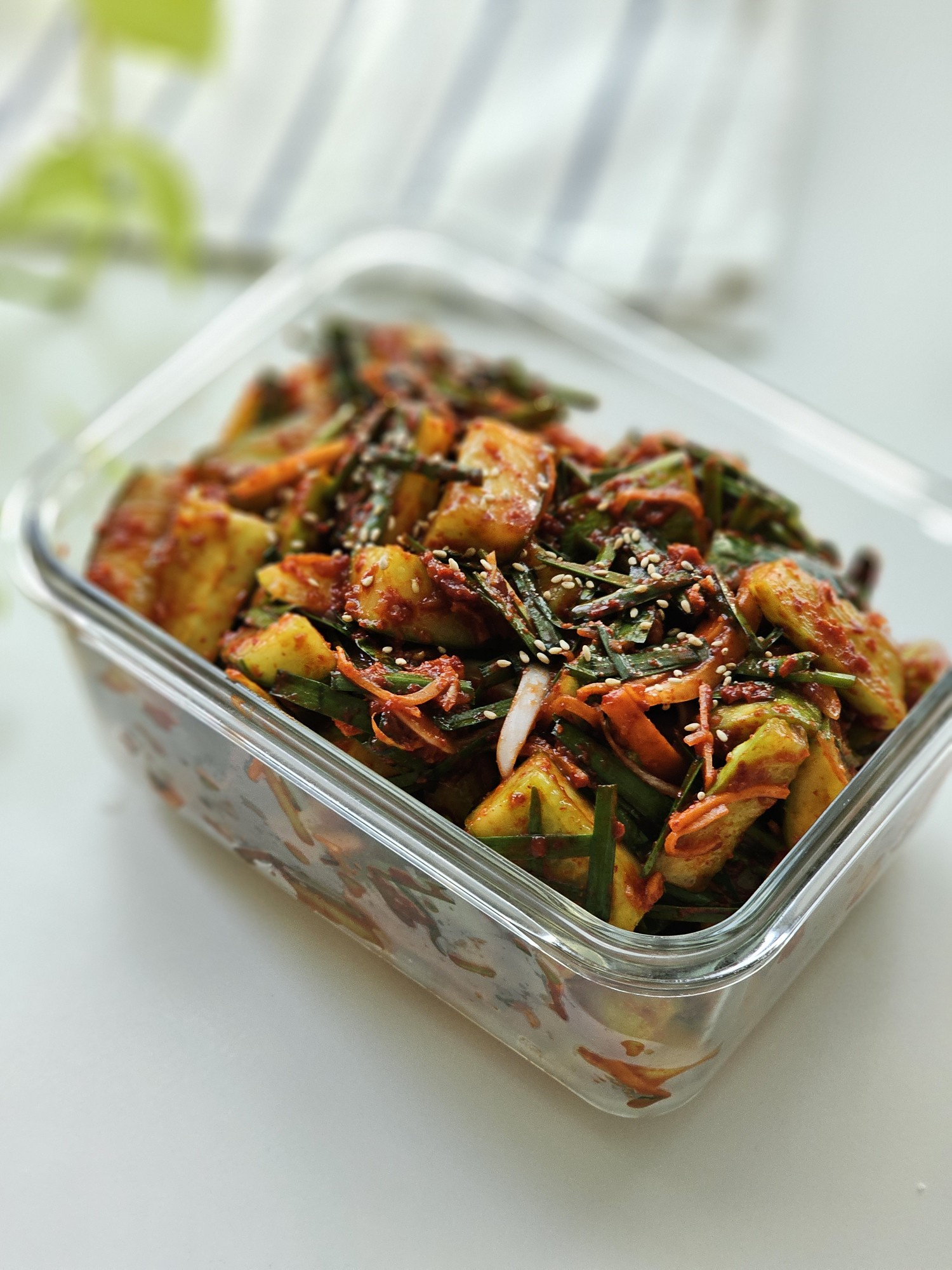 Crispy Summer Delight: Easy Cucumber Kimchi
